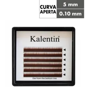 Kalentin Extensión de Cejas Curl I Brown 5mm